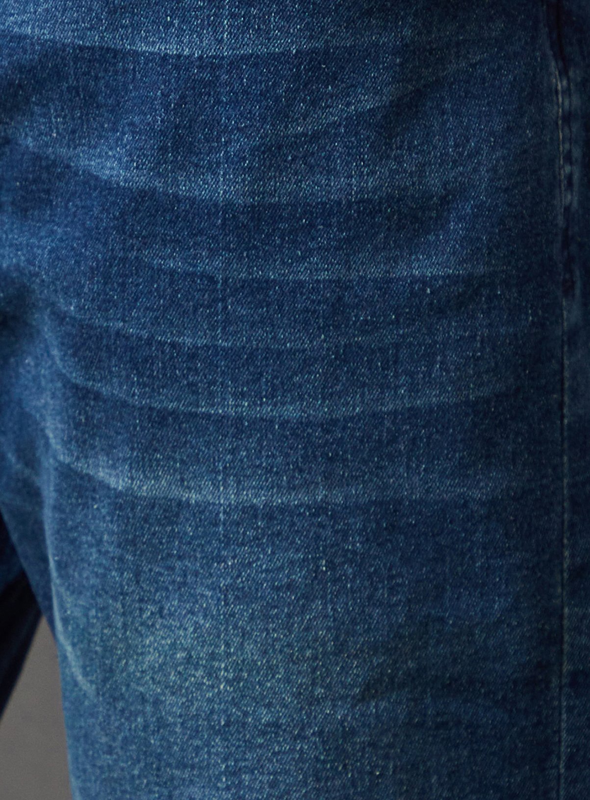BURTON Blue Wash Stretch Straight Fit Jeans 32S - Image 4 thumbnail